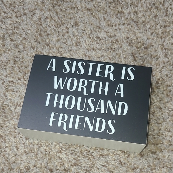 Decorative Sign with Inspirational Quote - Picture 1 of 3